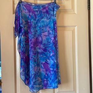 Purple and blue sarong